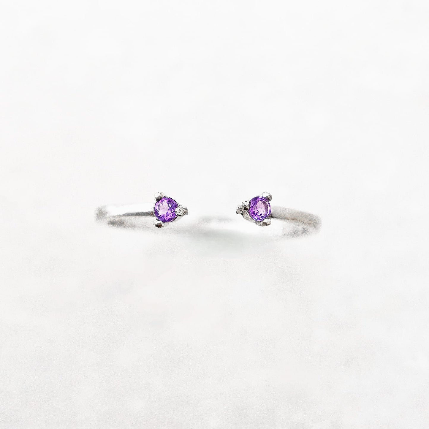Amethyst Open Ring