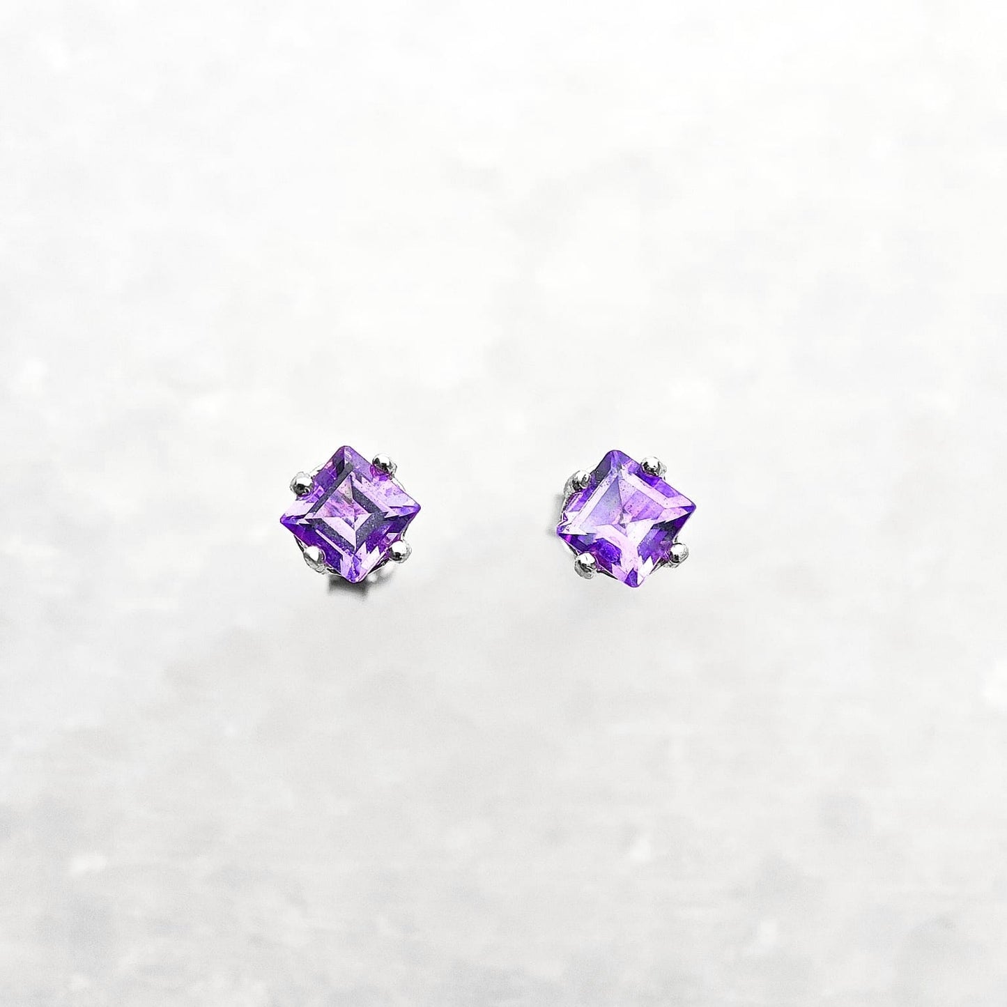 Princess Amethyst Earring