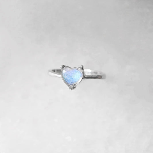 Moonlight Heart Ring